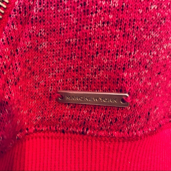 Andrew Marc pink zipper Sweatshirt~M - Picture 2 of 8